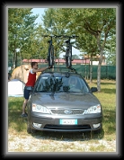 (23/06/2005) Maintenant qu'on a une nouvelle voiture (de location), on charge et on rentre !